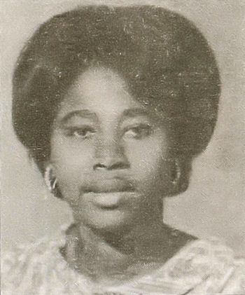 Jacqueline Beaugé-Rosier, photo © Studio Chaton Roi Port-au-Prince, 1970