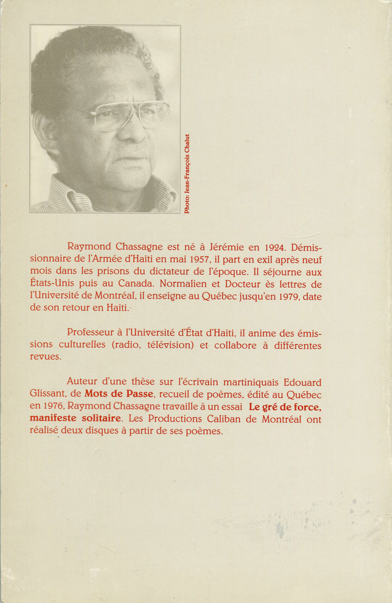 Raymond Chassagne, Incantatoire